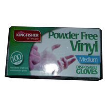 100pk Powdered Free Vinyl Handschuh